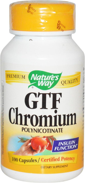 Nature'S Way Gtf Chromium 200 Mcg - 100 Caps
