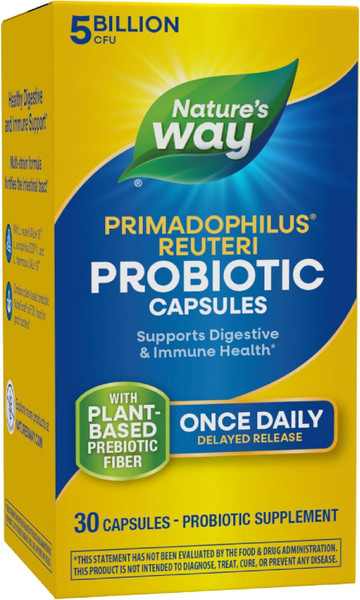 Nature'S Way Primadophilus Reuteri Probiotic - 30 Caps