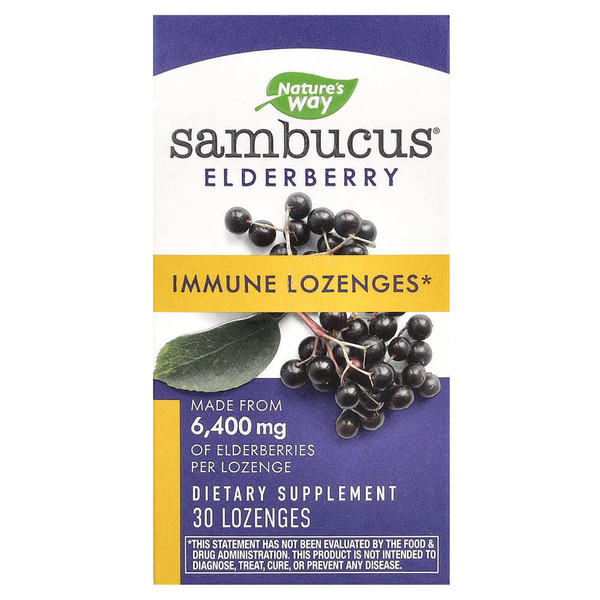 Nature'S Way Sambucus Elderberry - 30 Lozenges