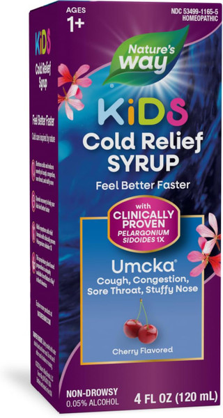 Nature'S Way Cold Relief Syrup For Kids - 4 Fl Oz