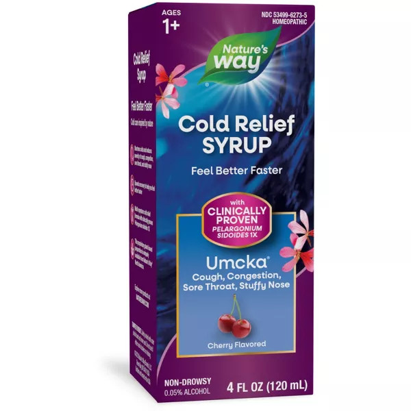 Nature'S Way Cold Relief Syrup Umcka - 4 Fl Oz