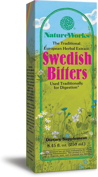 Nature Works Swedish Bitters Herbal - 8.45 Fl Oz