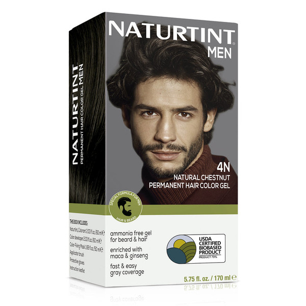 Naturtint Men'S Permanent Hair Color 4N Natural Chestnut - 5.75 Fl Oz