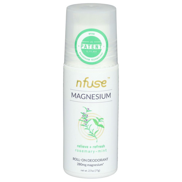 Nfuse Rosemary Magnesium Roll On Deodorant - 2.7 Fl Oz
