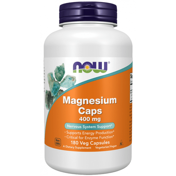 Now Foods Magnesium 400 Mg Nervous System - 180 Vcaps
