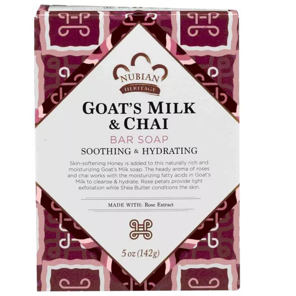 Nubian Heritage Goat'S Milk & Chai Bar Soap - 5 Oz