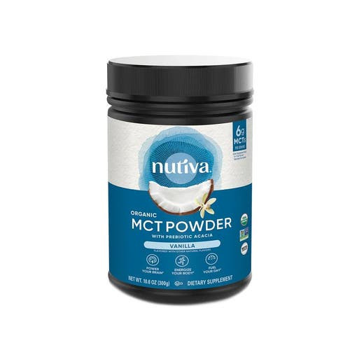 Nutiva Organic Mct Powder Vanilla - 10.6 Oz