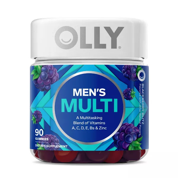 Olly Men'S Multivitamin Blackberry Blitz - 90 Gummy