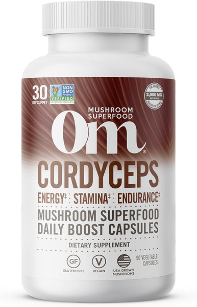 Om Mushroom Superfood Cordyceps Mushroom Superfood - 90 Caps