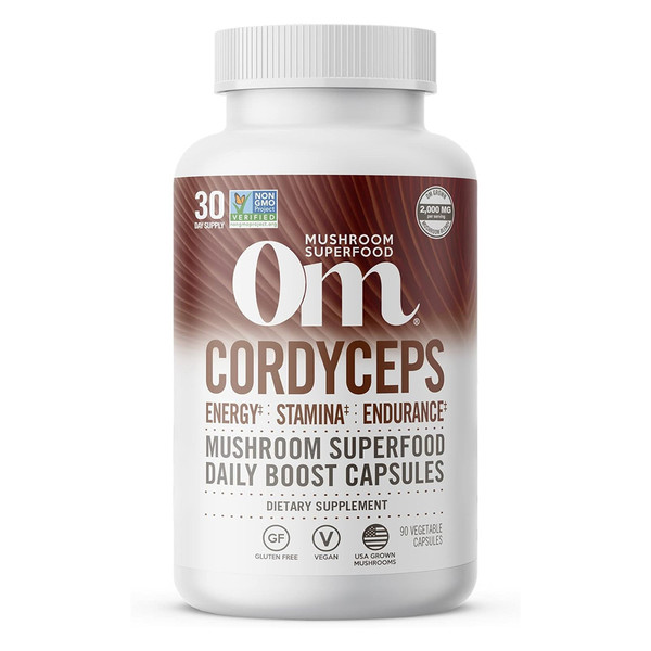 Om Mushroom Superfood Cordyceps Mushroom Superfood - 90 Caps