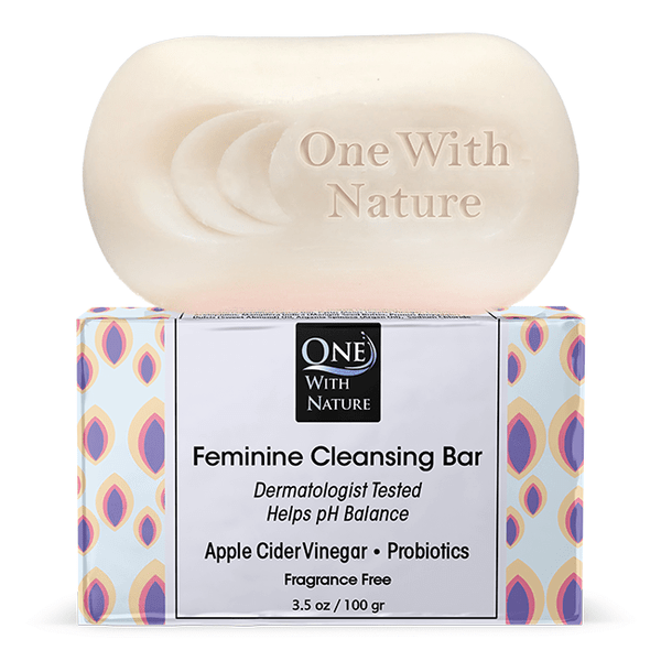 One With Nature Down There Feminine Cleansing Bar Soap - 3.5 Oz