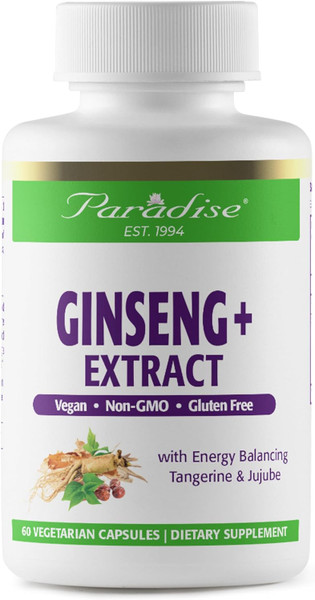 Paradise Herbs Ginseng Root Extract - 60 Caps
