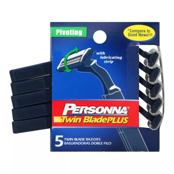 Personna Lubricating Strip Twin Blade - 5 Ct
