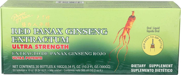 Prince Of Peace Red Panax Ginseng Extractum Ultra Strength - 10.2 Fl Oz