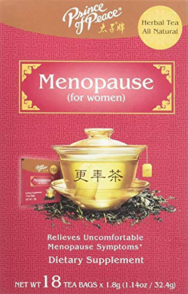 Prince Of Peace All Natural Herbal Tea Menopause - 18 Bags