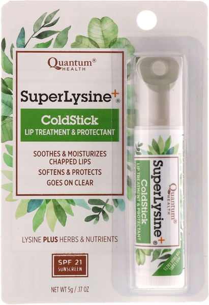 Quantum Super Lysine + Coldstick Lip Treatment & Protectant - 0.18 Oz