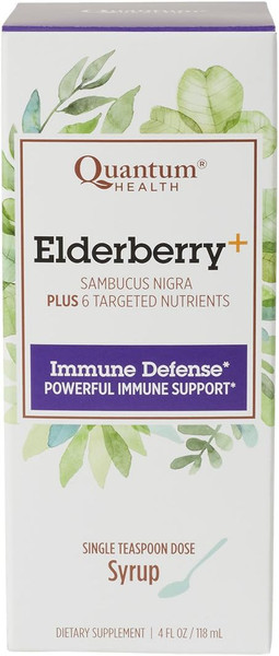Quantum Elderberry-C Syrup Immune Support - 4 Fl Oz
