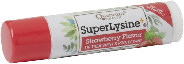 Quantum Health Superlysine+ Strawberry Flavor Lip - 0.17 Oz