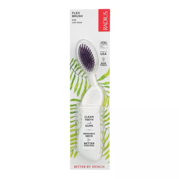 Radius Flex Brush Soft Left Hand Toothbrush - 1 Ct