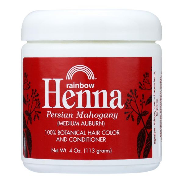 Rainbow Research Henna Hair Color& Conditioner Persian Mahogany - 4 Oz