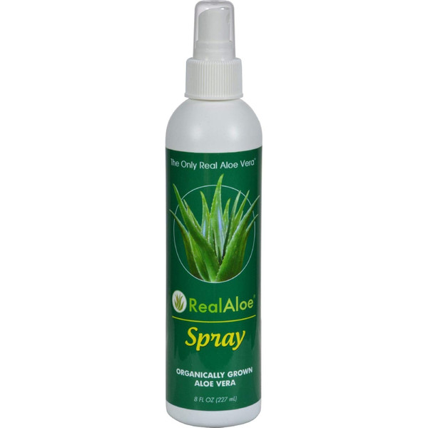 Real Aloe Organically Grown Aloe Vera Spray - 8 Fl Oz