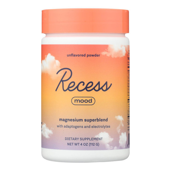 Recess Mood Tub Unflavored Magnesium Superblend - 4 Oz