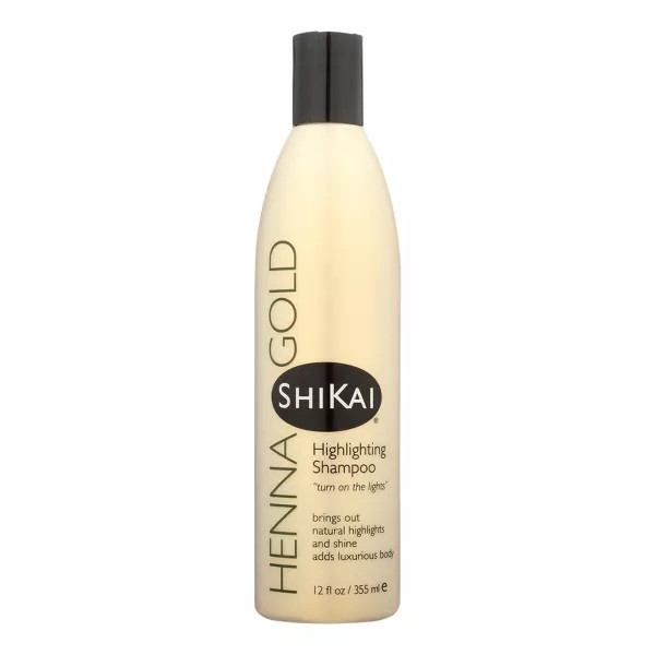 Shikai Henna Gold Highlighting Shampoo - 12 Fl Oz
