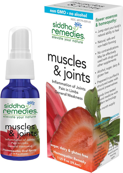 Siddha Remedies Muscles & Joints Spray - 1 Fl Oz