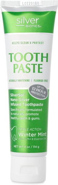 Silver Biotics Tooth Paste Winter Mint - 4 Oz