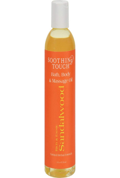 Soothing Touch Bath Body & Massage Oil Sandalwood - 8 Fl Oz