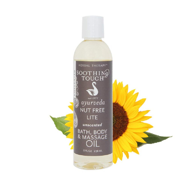 Soothing Touch Nut Free Lite Massage Oil - 8 Fl Oz