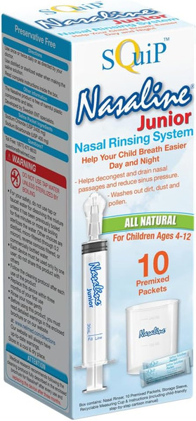 Squip Nasaline Junior Nasal Rinsing System - 3.1 Fl Oz