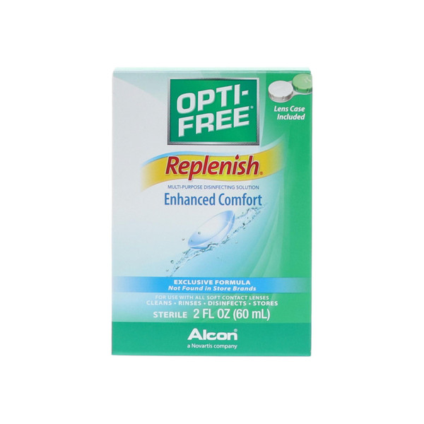 Opti-Free Replenish Multi-Purpose Disinfecting Solution Carry-On Size 2 Oz