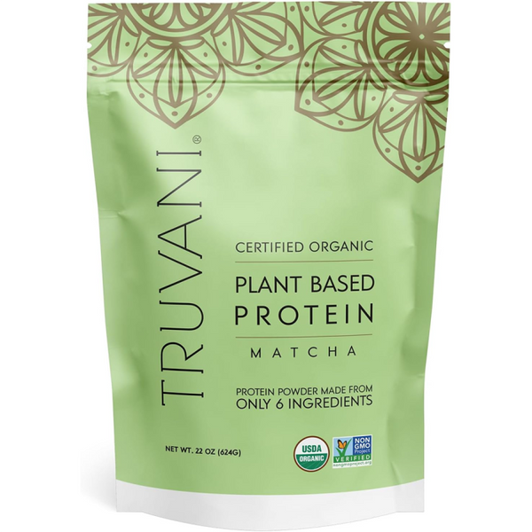 Truvani Plant Based Protein Powder Matcha - 22 Oz