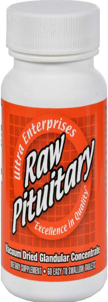 Ultra Glandulars Raw Pituitary Tablets - 60 Ct