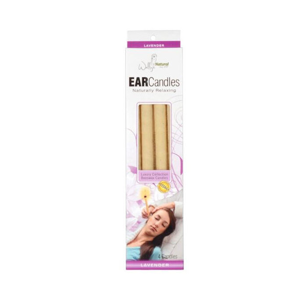 Wally'S Natural Lavendar Beeswax Ear Candles - 4 Ct