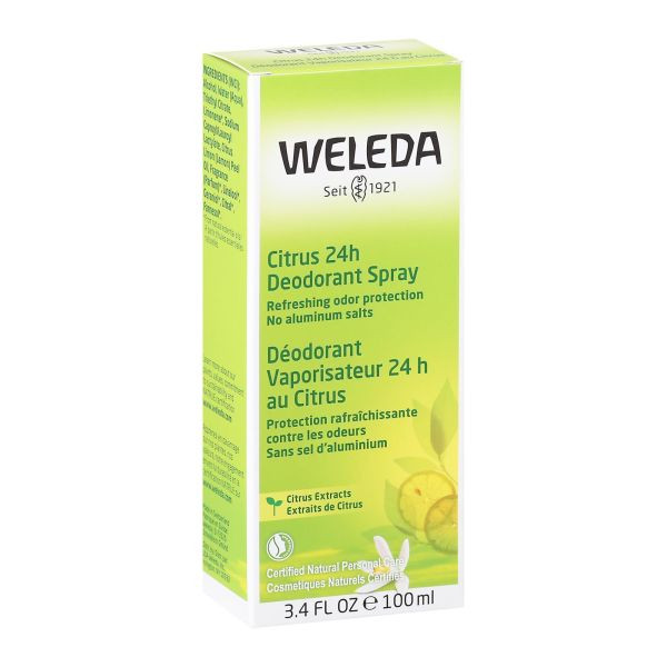 Weleda Deodorant Spray Citrus - 3.4 Fl Oz