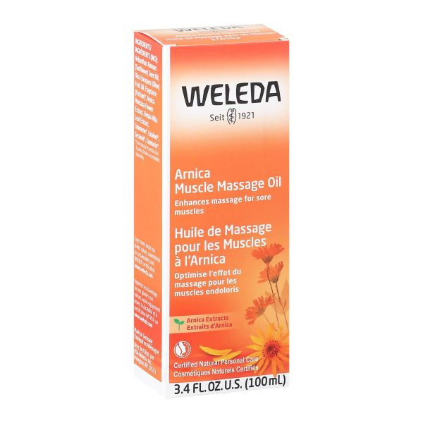 Weleda Arnica Muscle Massage Oil - 3.4 Fl Oz