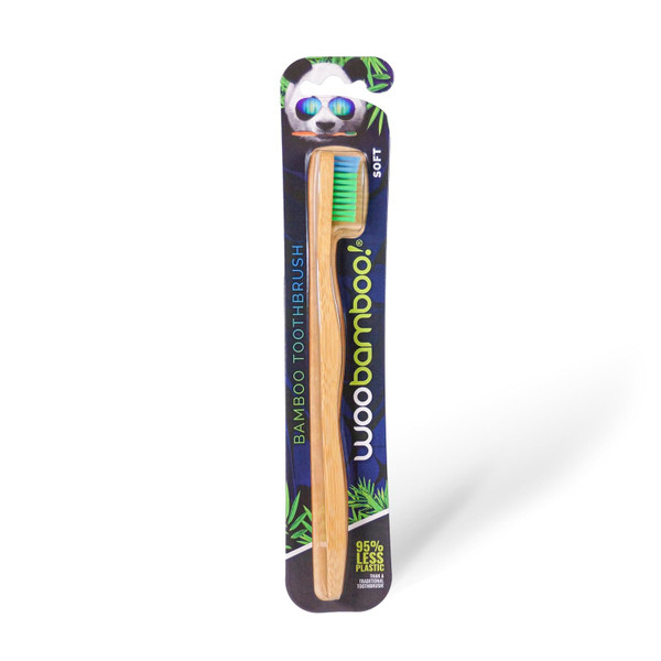 Woobamboo Toothbrush Standard Handle Soft Single - 1 Ct