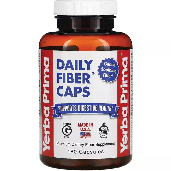Yerba Prima Daily Fiber Caps - 180 Caps