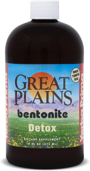 Yerba Prima Liquid Great Plains Bentonite Detox - 16 Fl Oz