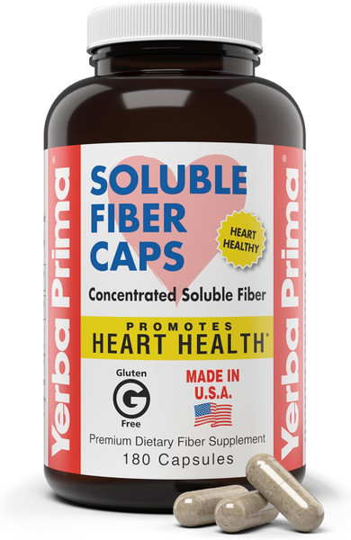 Yerba Prima Soluble Fiber Formula - 180 Caps