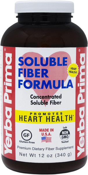 Yerba Prima Soluble Fiber Formula Powder - 12 Oz
