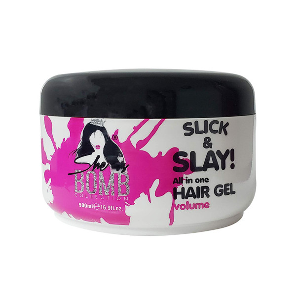 She Is Bomb Slick & Slay All-In-One Hair Gel - 16.9 Fl Oz