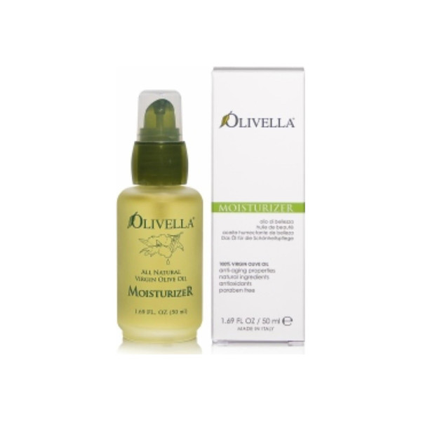 Olivella All Natural Virgin Olive Oil Moisturizer For All Skin Types 1.69 Oz