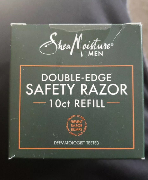 Shea Moisture Men Double-Edge Safety Razor - 10 Ct