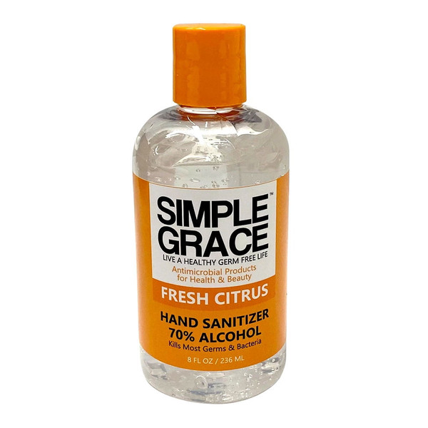 Simple Grace Fresh Citrus Hand Sanitizer - 8 Oz