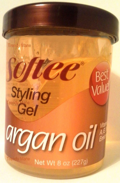 Softee Argan Oil Styling Gel - 8 Oz