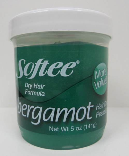 Softee Bergamot Hair Dress And Pressing Oil - 5 Oz