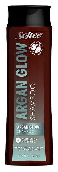 Softee Argan Glow Shampoo Hair - 12.5 Fl Oz